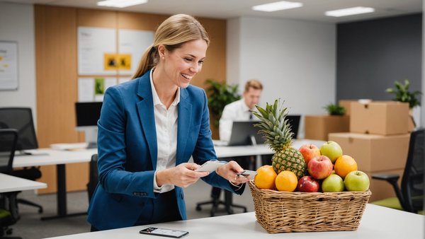 Livraison fruits au bureau avec feel goud : boostez le bien-être des employés