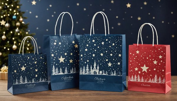 Célébrez avec nos pochettes cadeaux "pluie d'étoiles" festives